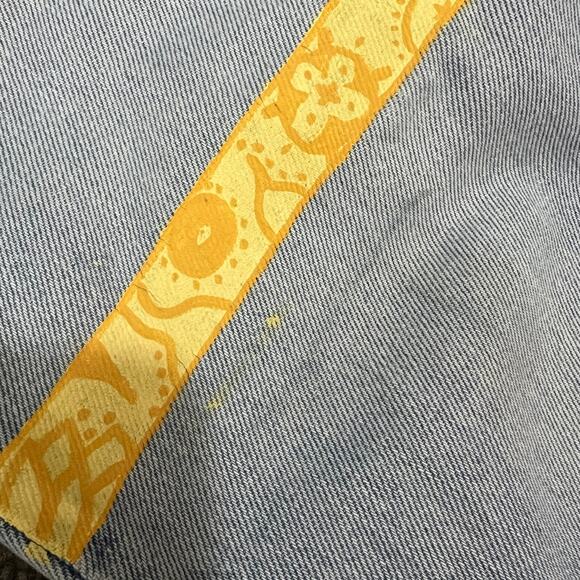 Vtg Levi's 560 Jeans 29x32 Loose Fit Tapered Celestial Hand Painted Artsy Sun - Picture 13 of 13